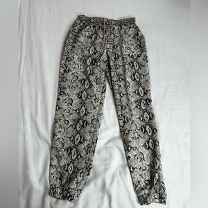 Joe B by Joe Benbasset Snake Print Jogger Pants